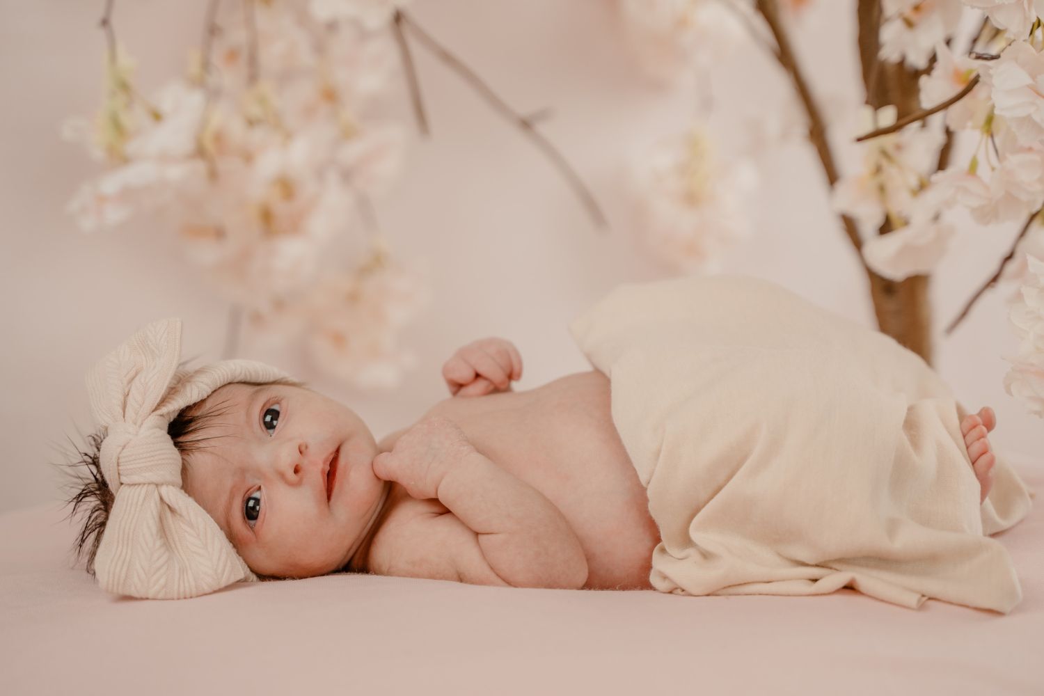 Magische foto's door de Newbornfotograaf in een sprookjesachtige sfeer.