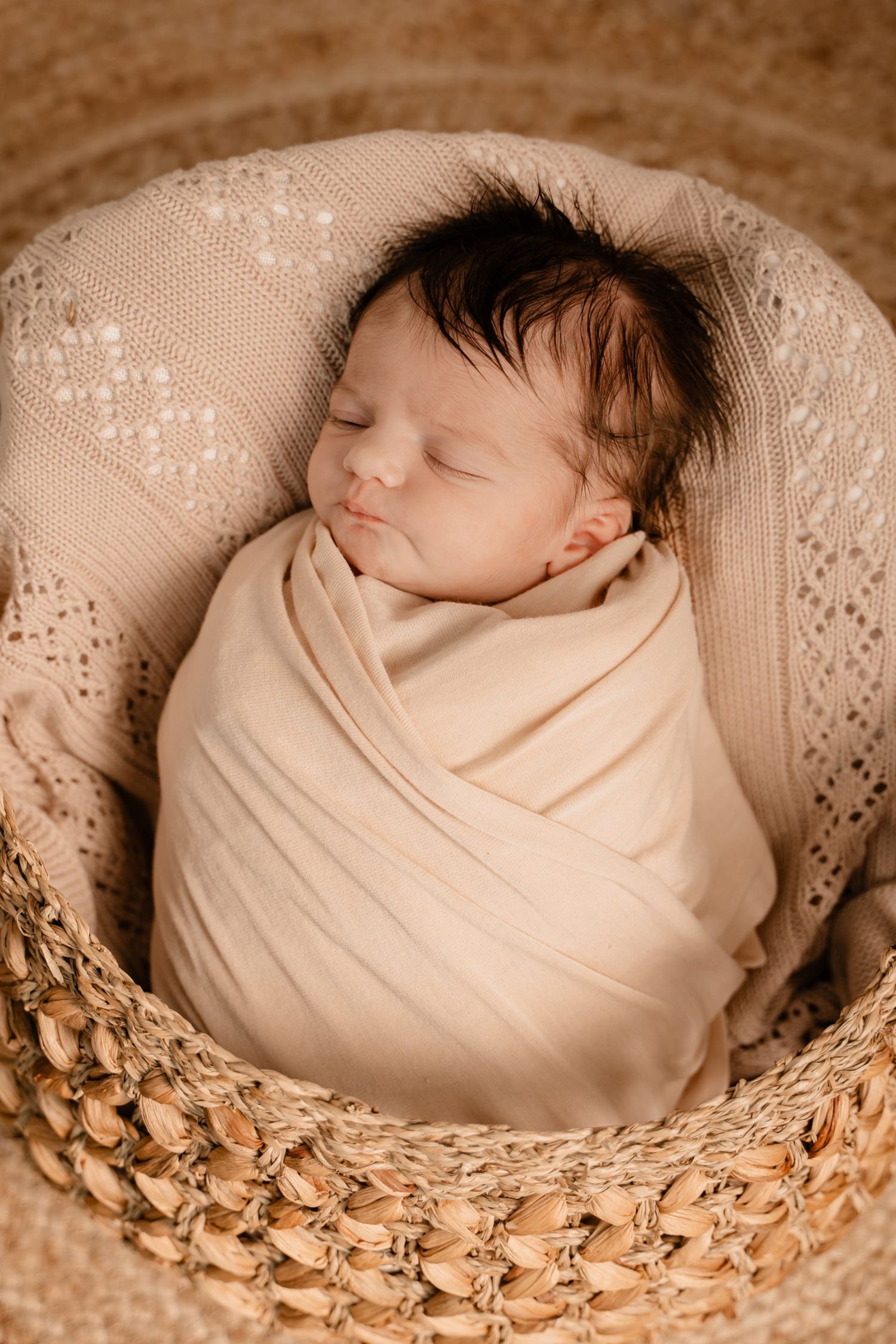 Newborn fotograaf in de buurt van Hoogstraten boho style