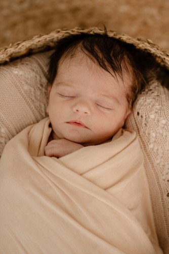 Boho style Newbornfotograaf