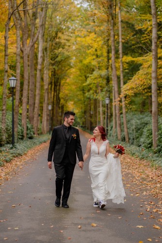 Spontane foto's door de huwelijksfotograaf Hoogstraten