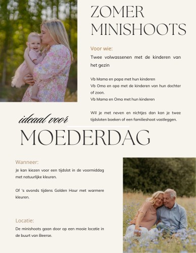 Mini zomer shoots