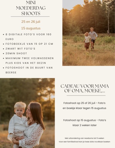 Mini zomer shoots