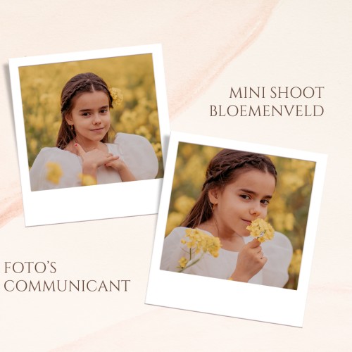 Mini shoots communie vanaf 200 euro