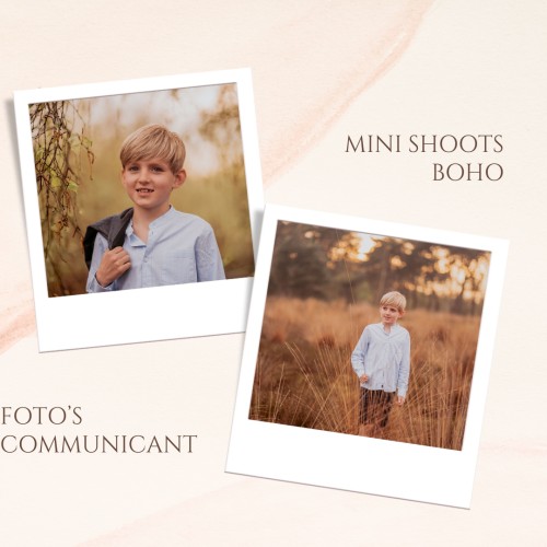 Mini shoots communie vanaf 200 euro