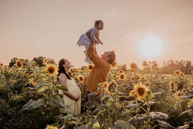 Zwangerschapsfoto's door de fotograaf te Ravels